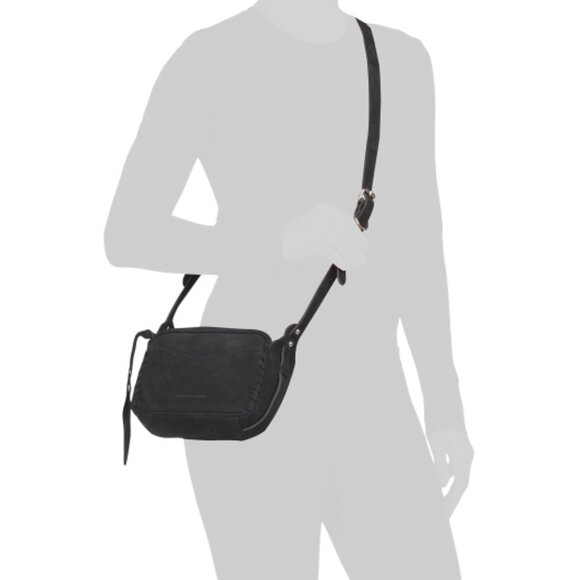 AIMEE KESTENBERG Black Suede Caulfield Crossbody - Picture 2 of 4